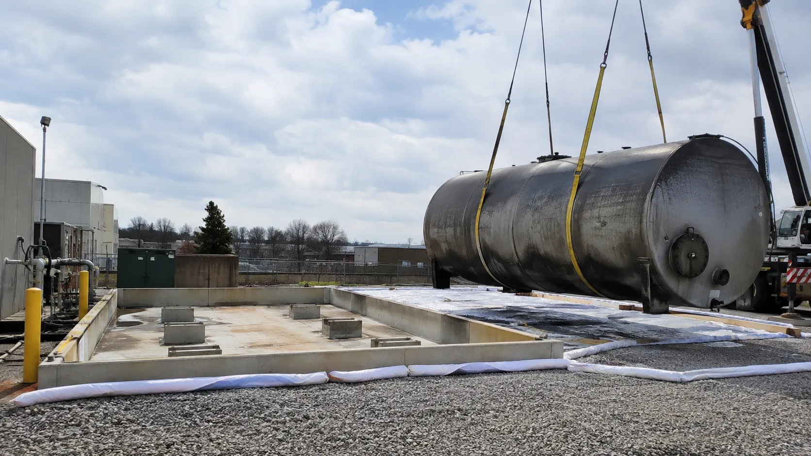 Aboveground Storage Tank Removal, completed by Harrowgate Group