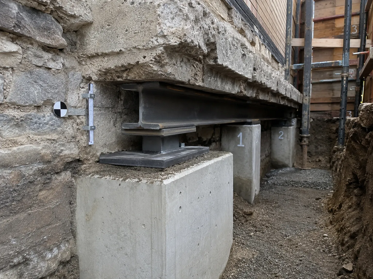 Adjacent Structure Protection in Bradford being built and completed on site by Harrowgate Group