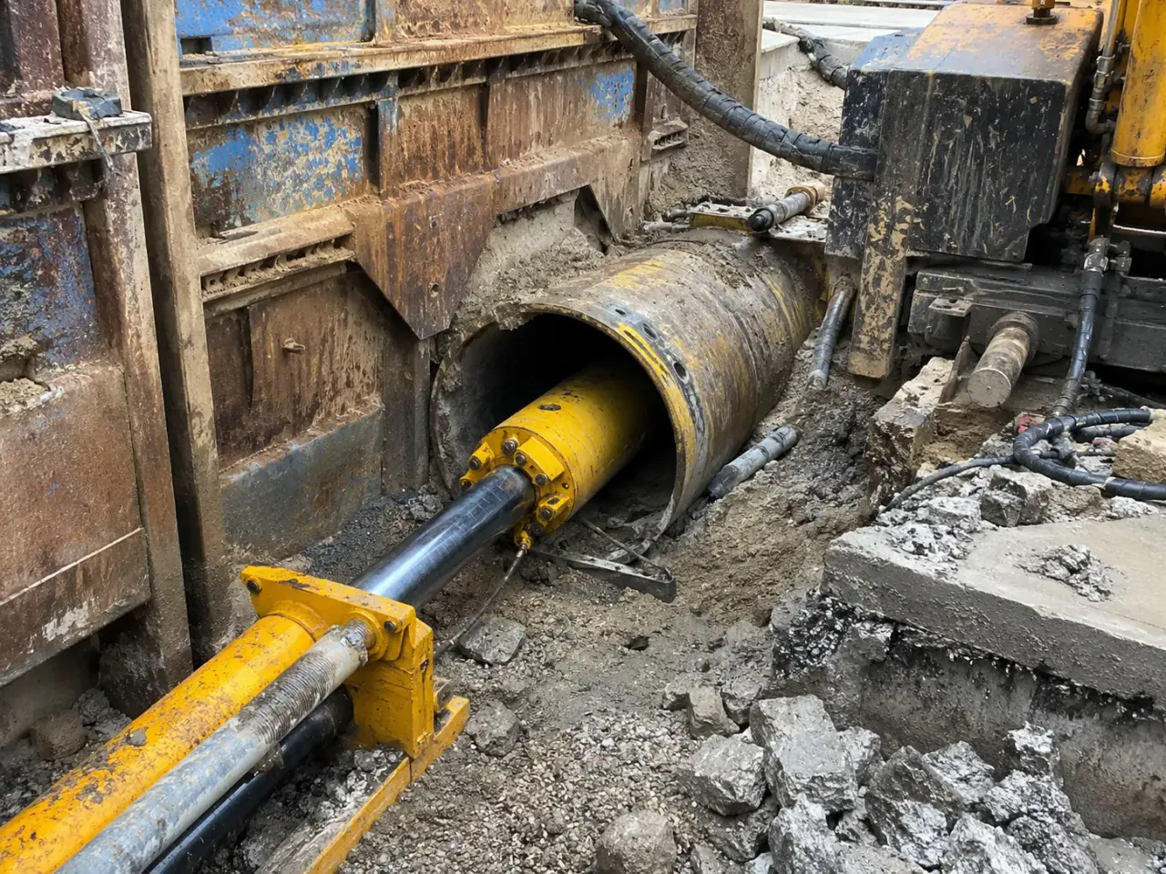 Auger Boring and Pipe Ramming in Markham being built and completed on site by Harrowgate Group