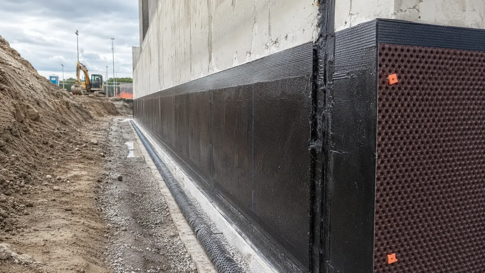 Below-Grade Waterproofing, completed by Harrowgate Group