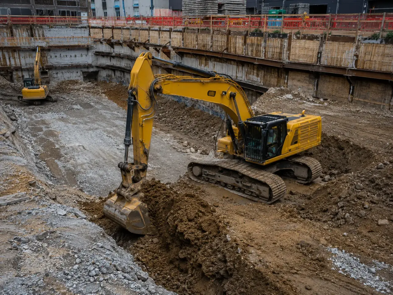 Bulk and Foundation Excavation being built and completed on site by Harrowgate Group