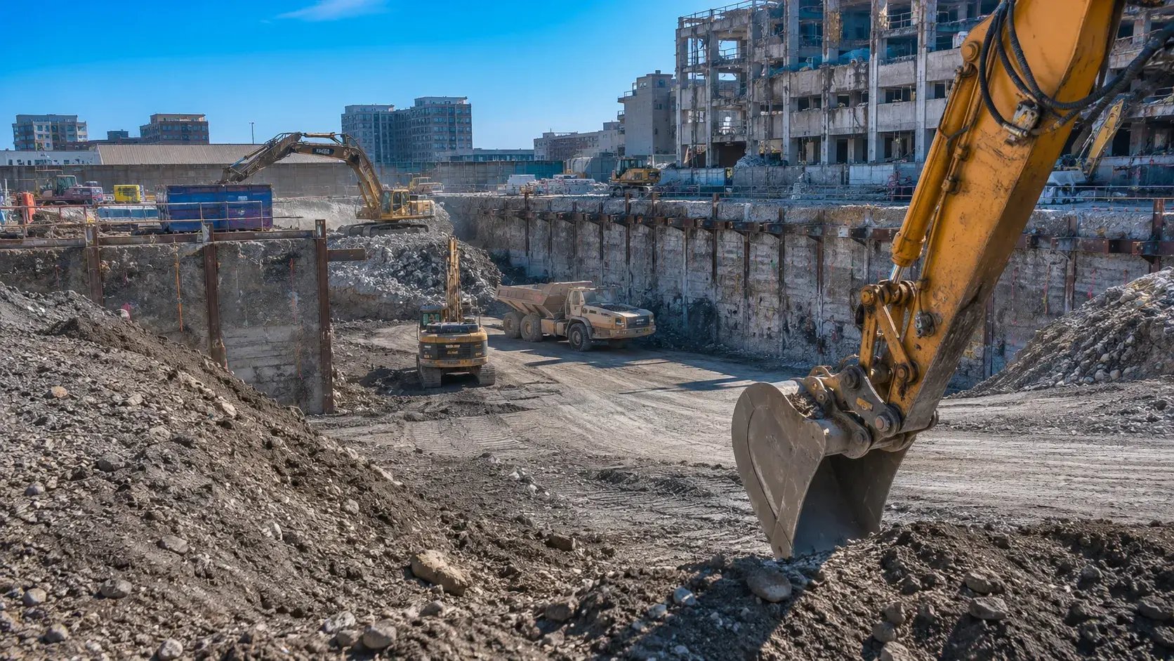 Bulk and Foundation Excavation, completed by Harrowgate Group
