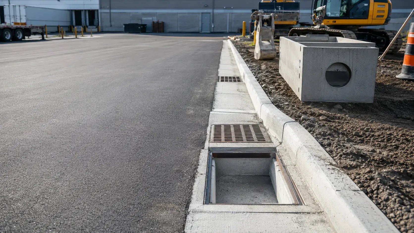 Catch Basin Repair and Replacement, completed by Harrowgate Group