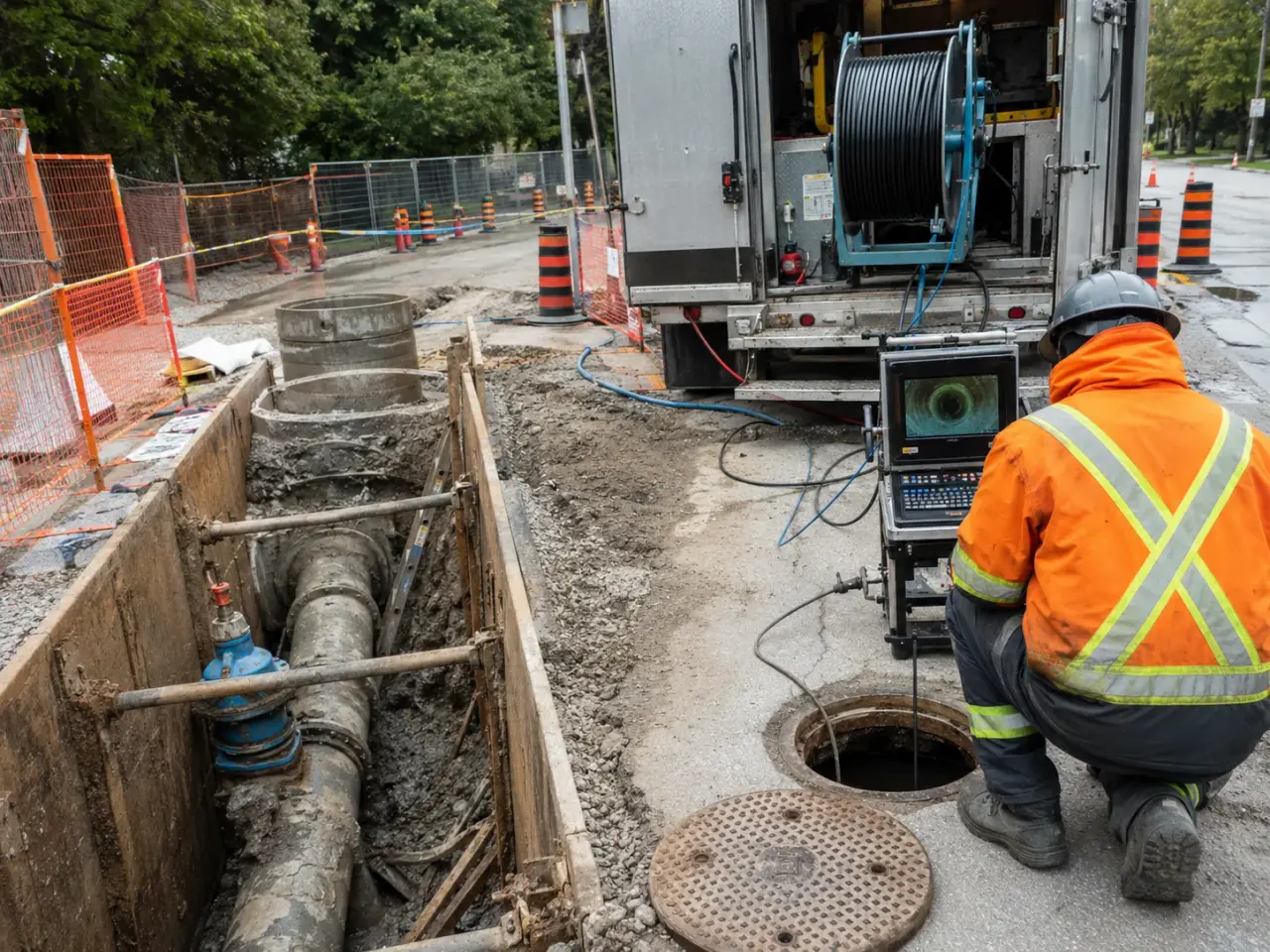 Which cctv sewer inspection method fits the condition? by Harrowgate Group