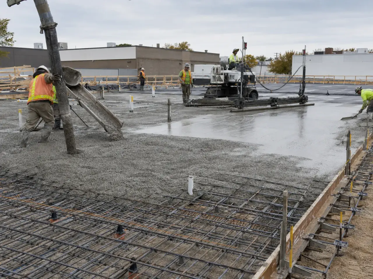 Where commercial concrete contractor is needed in Pickering by Harrowgate Group