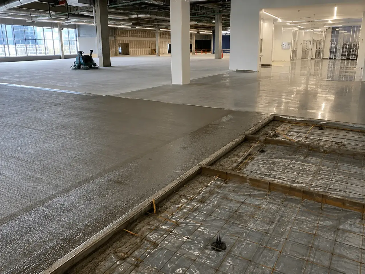How we place commercial concrete slabs by Harrowgate Group