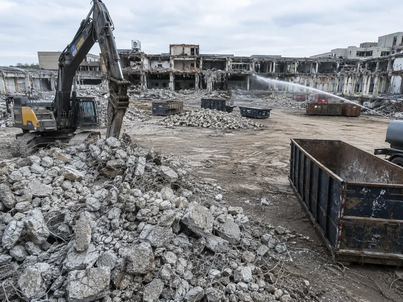 How we complete commercial building demolition by Harrowgate Group