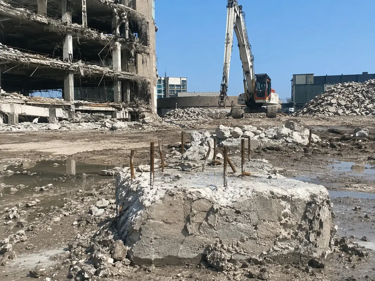 Commercial Demolition being built and completed on site by Harrowgate Group