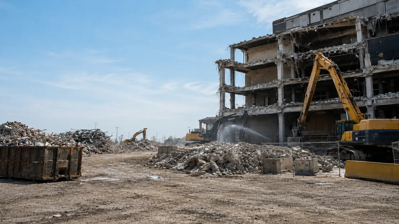 Commercial Demolition, completed by Harrowgate Group