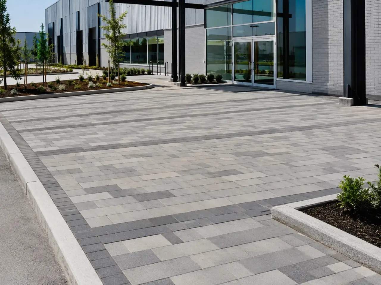 How we install commercial paver systems by Harrowgate Group