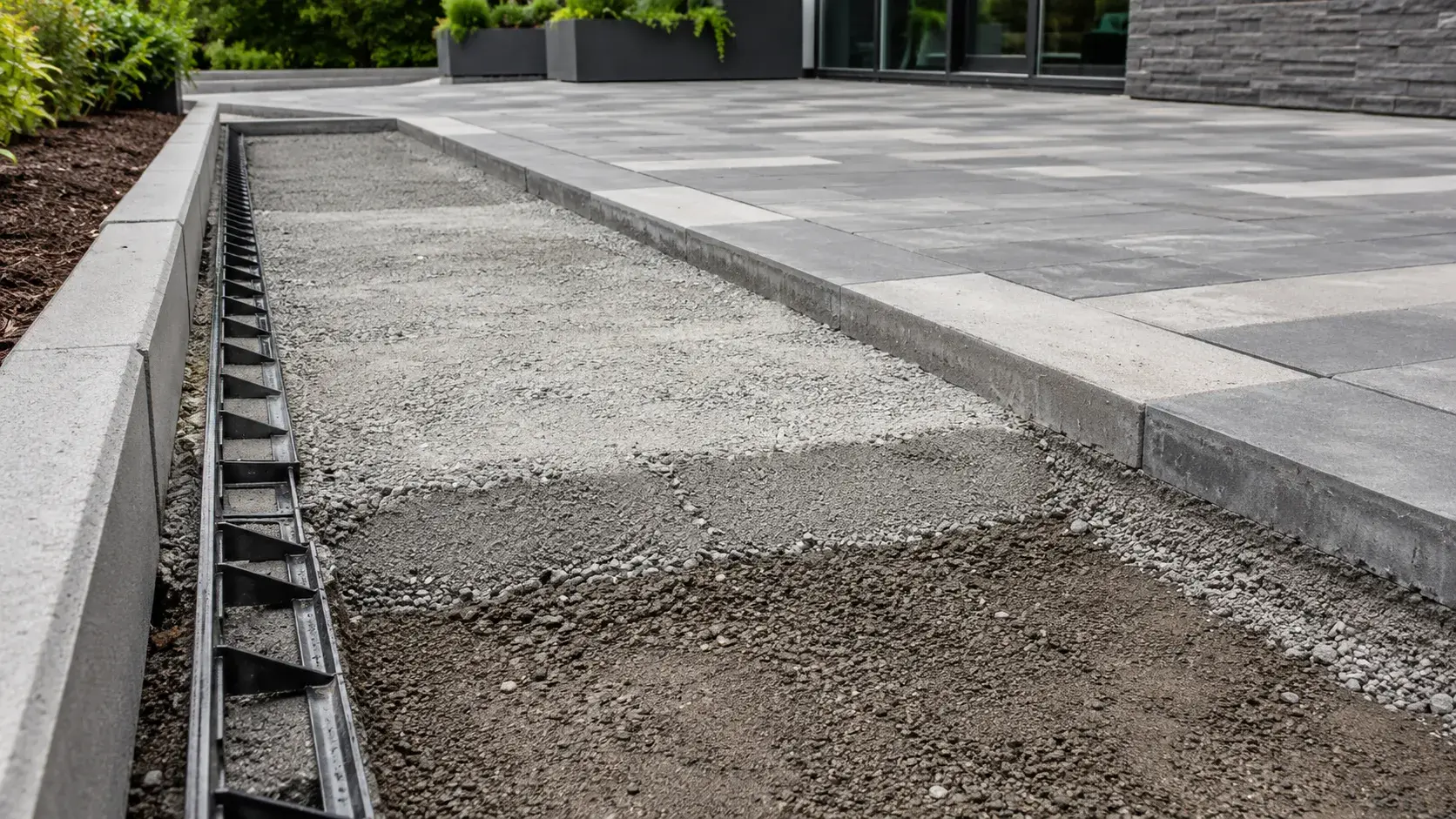 Commercial Interlock and Pavers in Aurora, Ontario, completed by Harrowgate Group