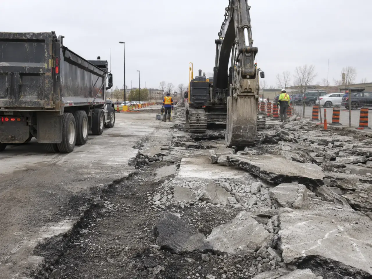 Which concrete and asphalt removal method fits the condition? by Harrowgate Group