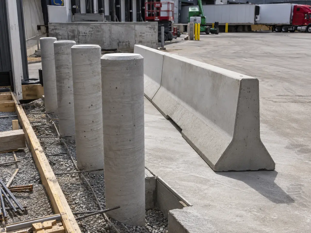 How we deliver concrete barrier and bollard construction by Harrowgate Group