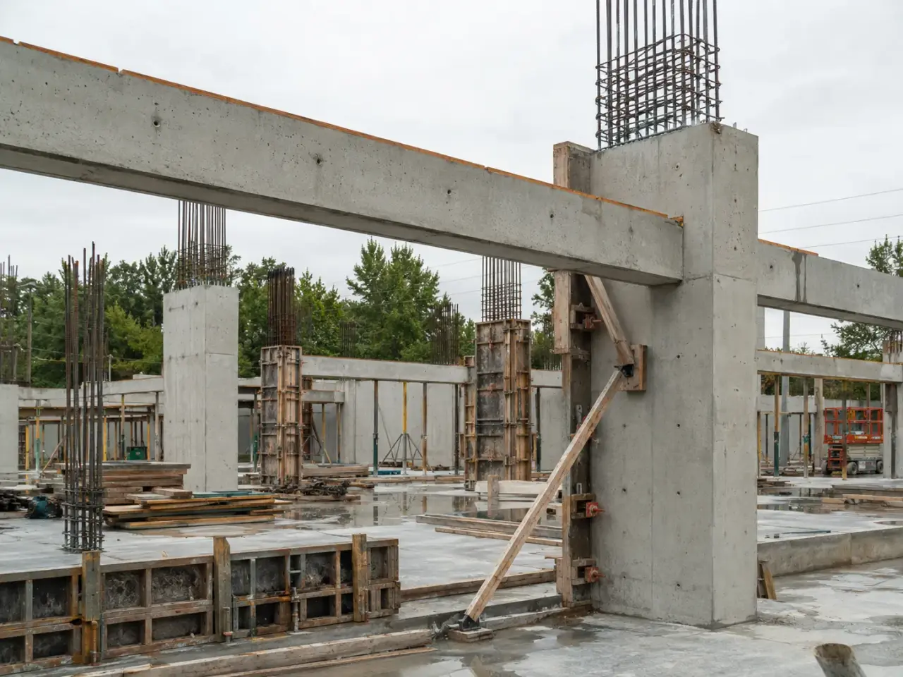 How we construct concrete columns and beams by Harrowgate Group