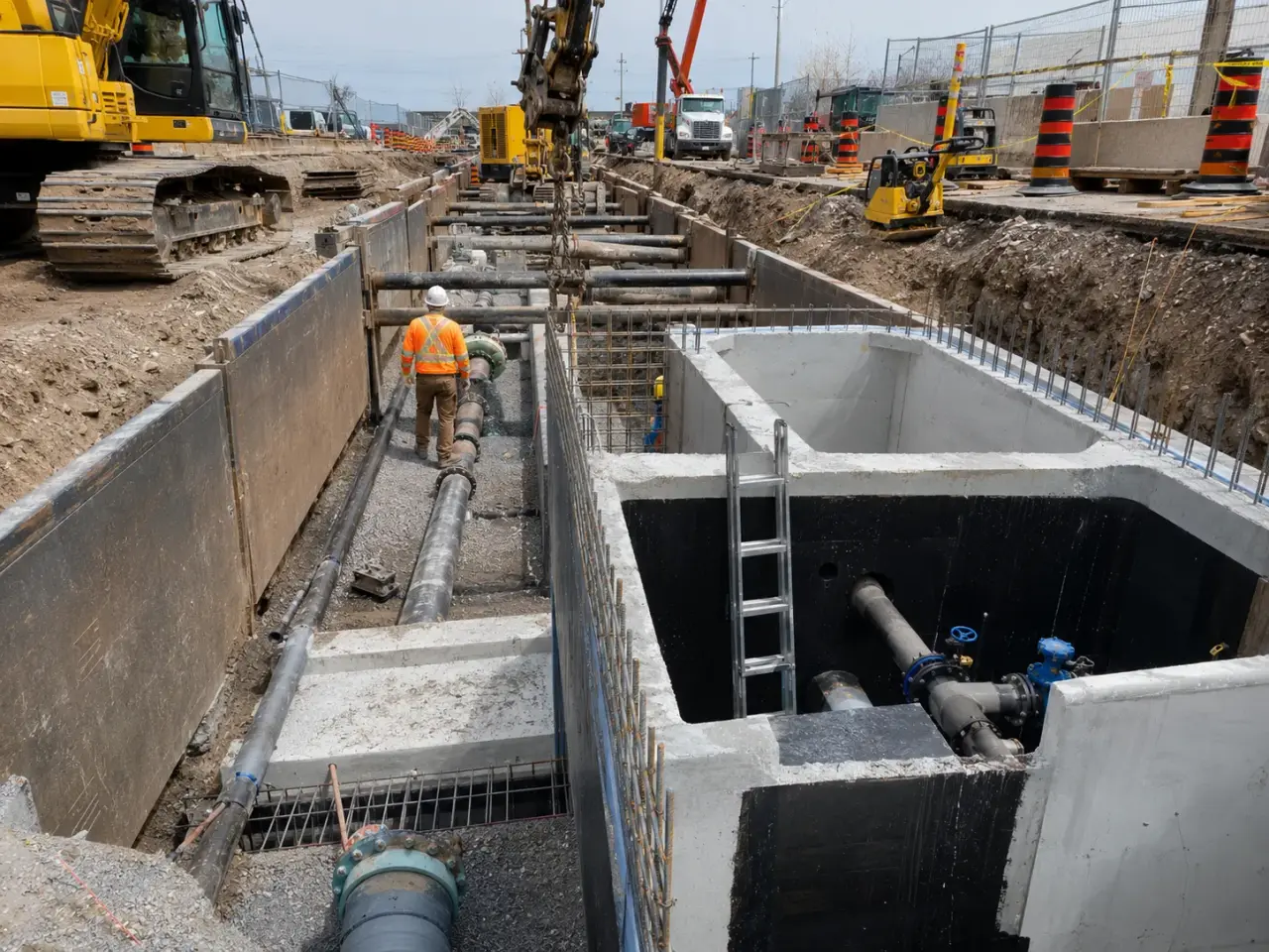 Which concrete containment system fits the stored material? by Harrowgate Group