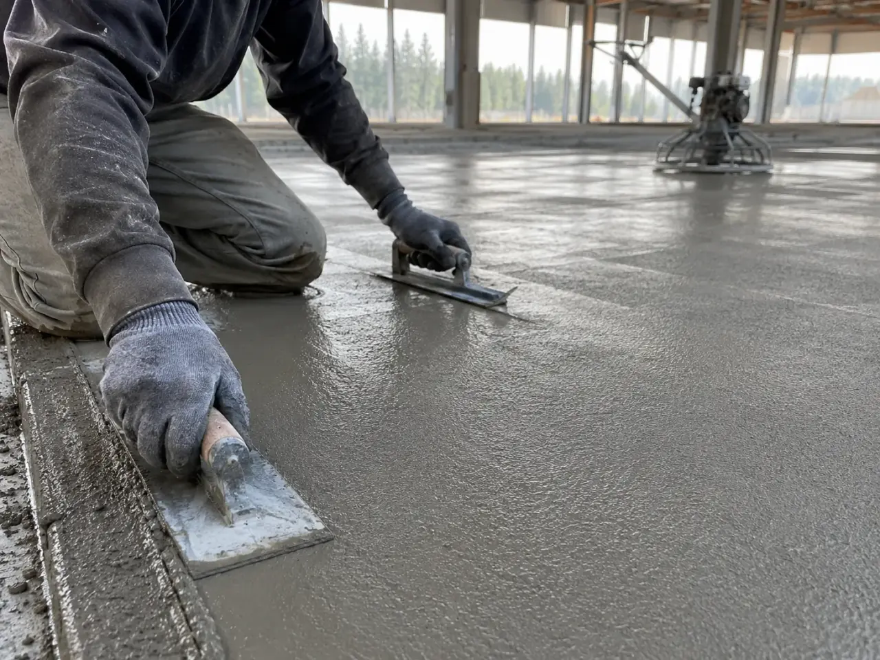 How we finish and cure concrete by Harrowgate Group