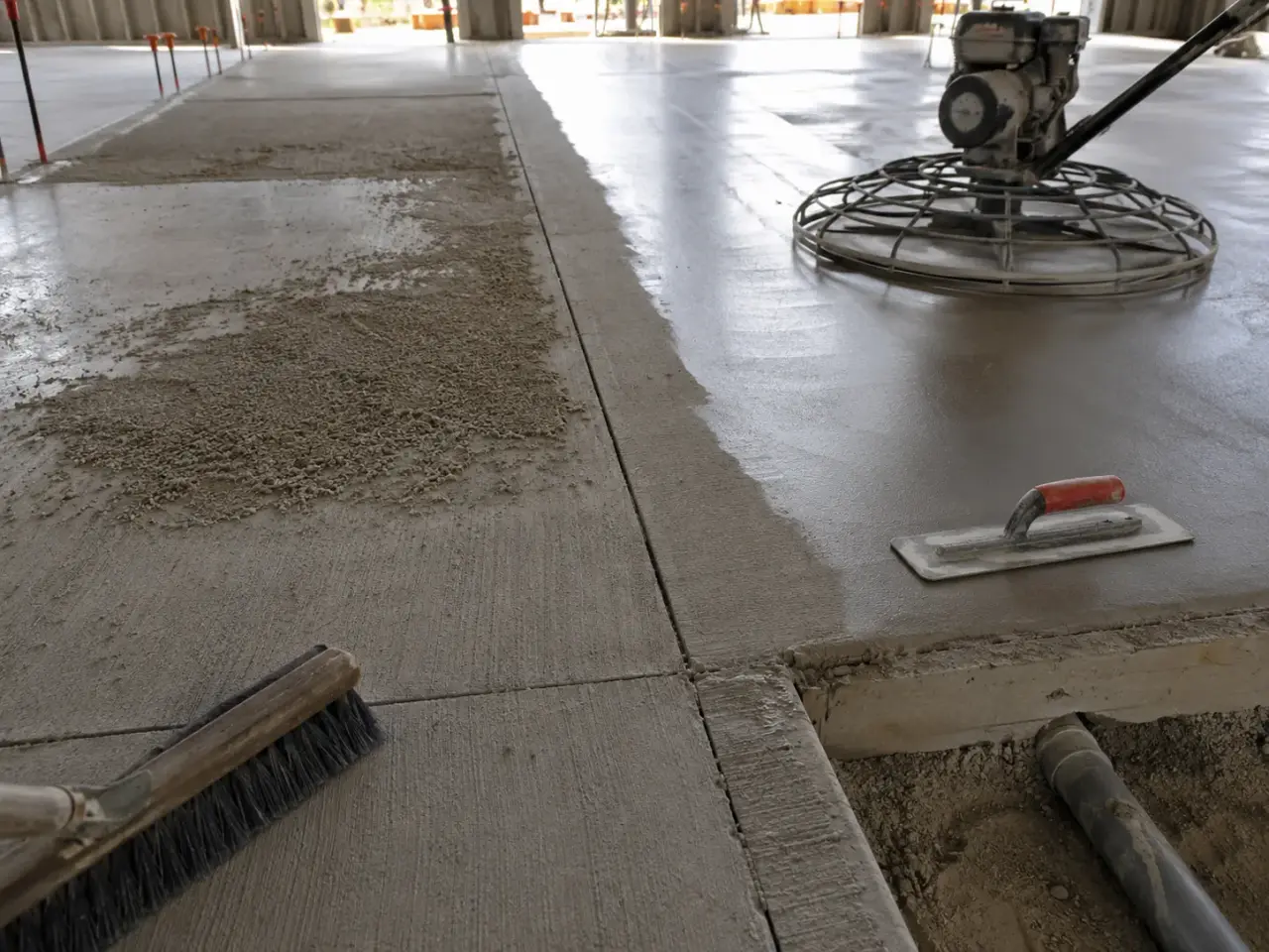 Concrete Finishing being built and completed on site by Harrowgate Group