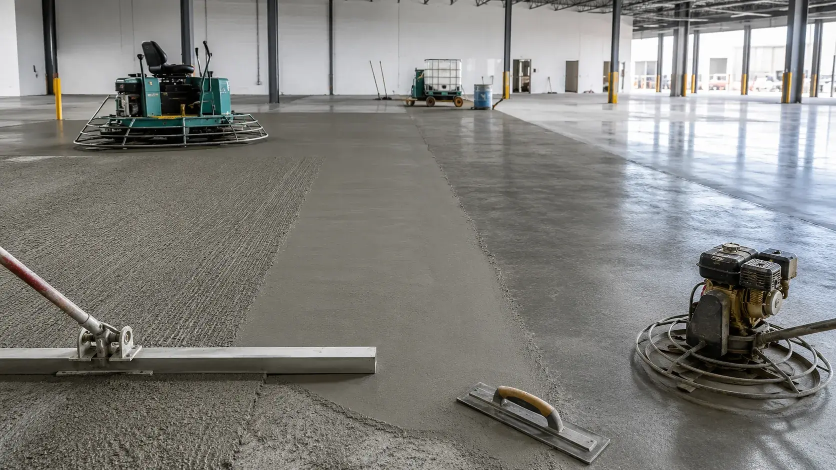 Concrete Finishing, completed by Harrowgate Group