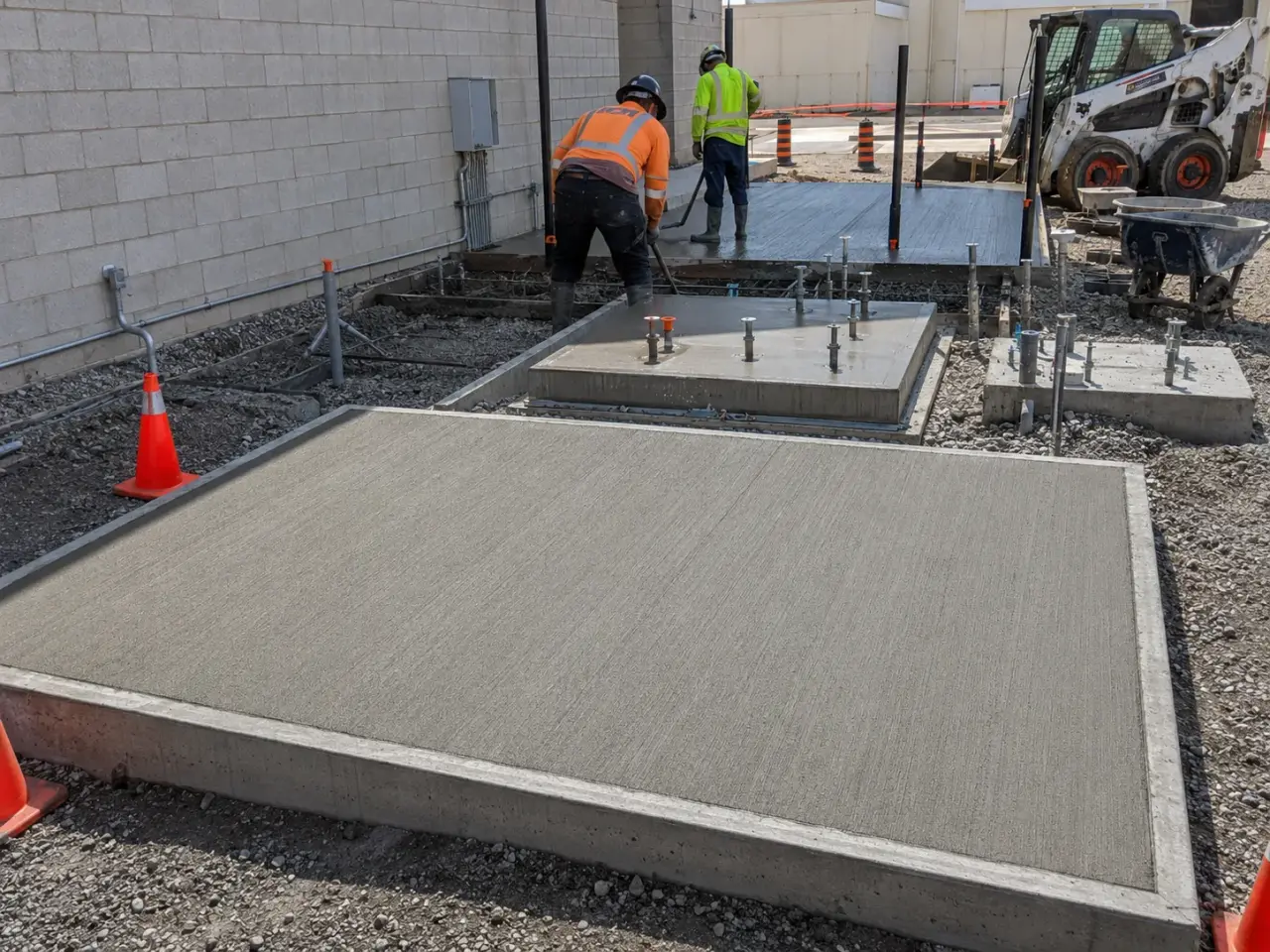 Which concrete pad design fits the equipment or traffic? by Harrowgate Group