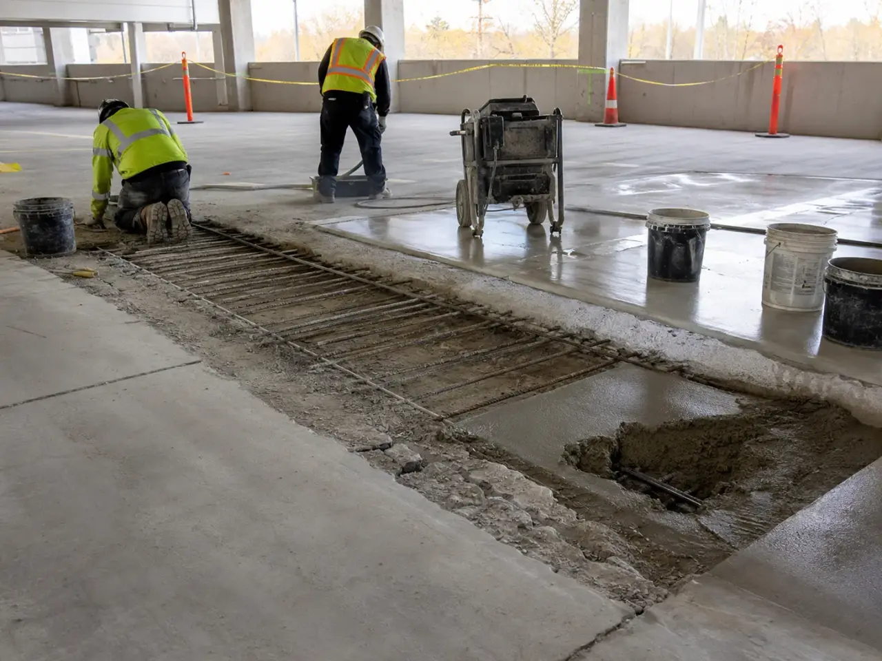 Which concrete repair method fits the deterioration? by Harrowgate Group