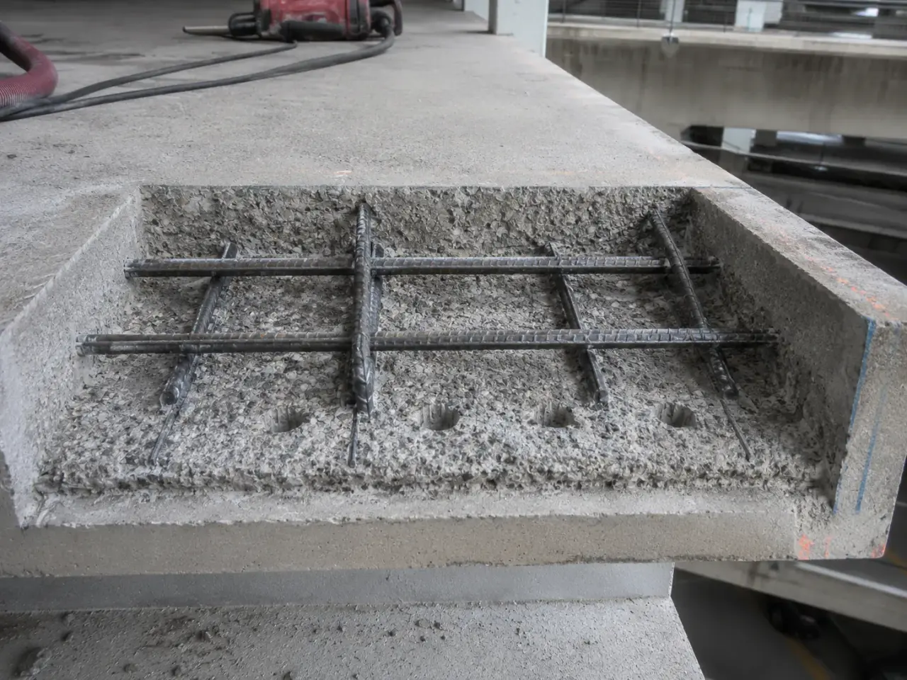 Concrete Repair Contractor being built and completed on site by Harrowgate Group