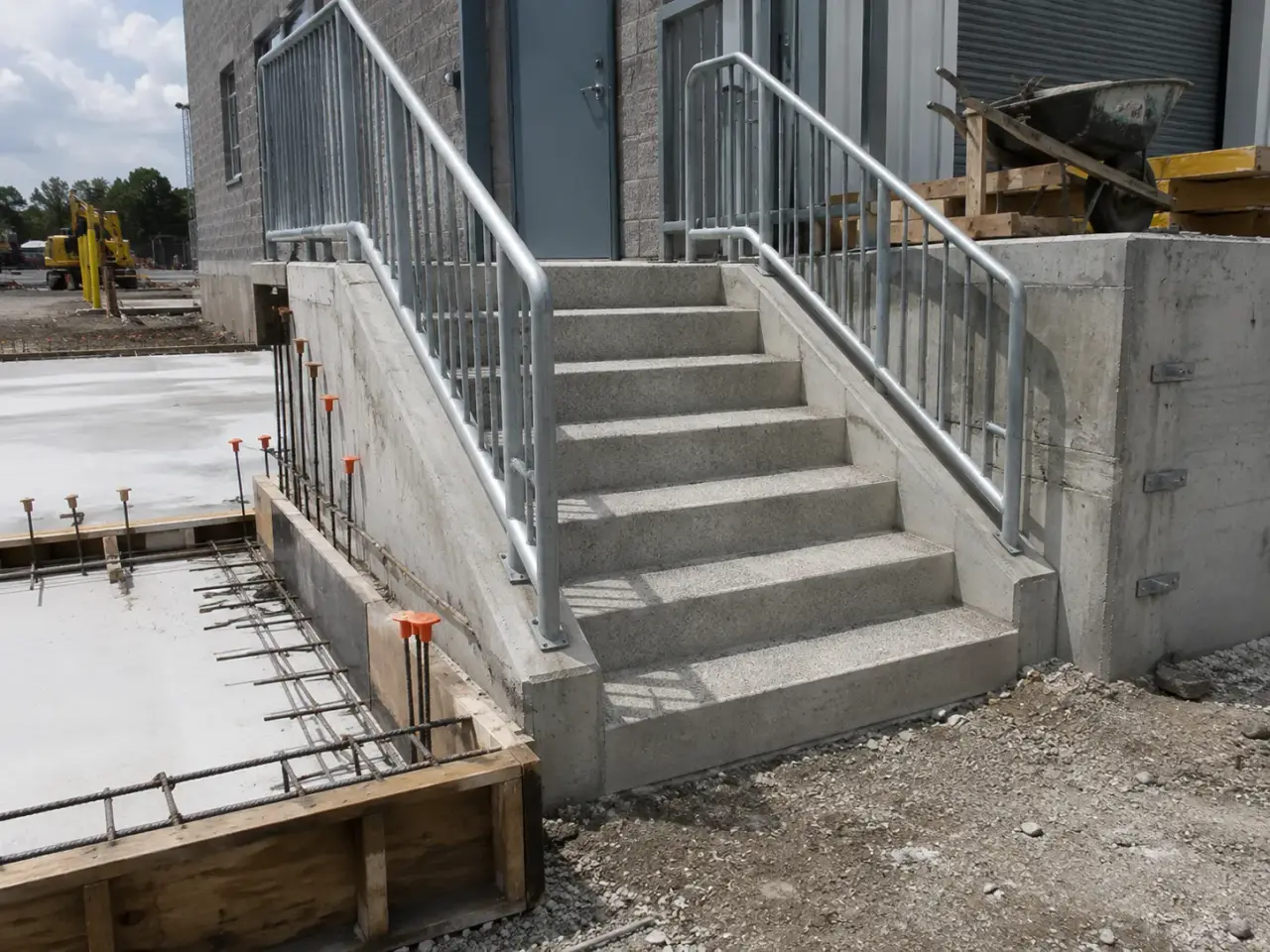 How we build concrete steps and stairs by Harrowgate Group