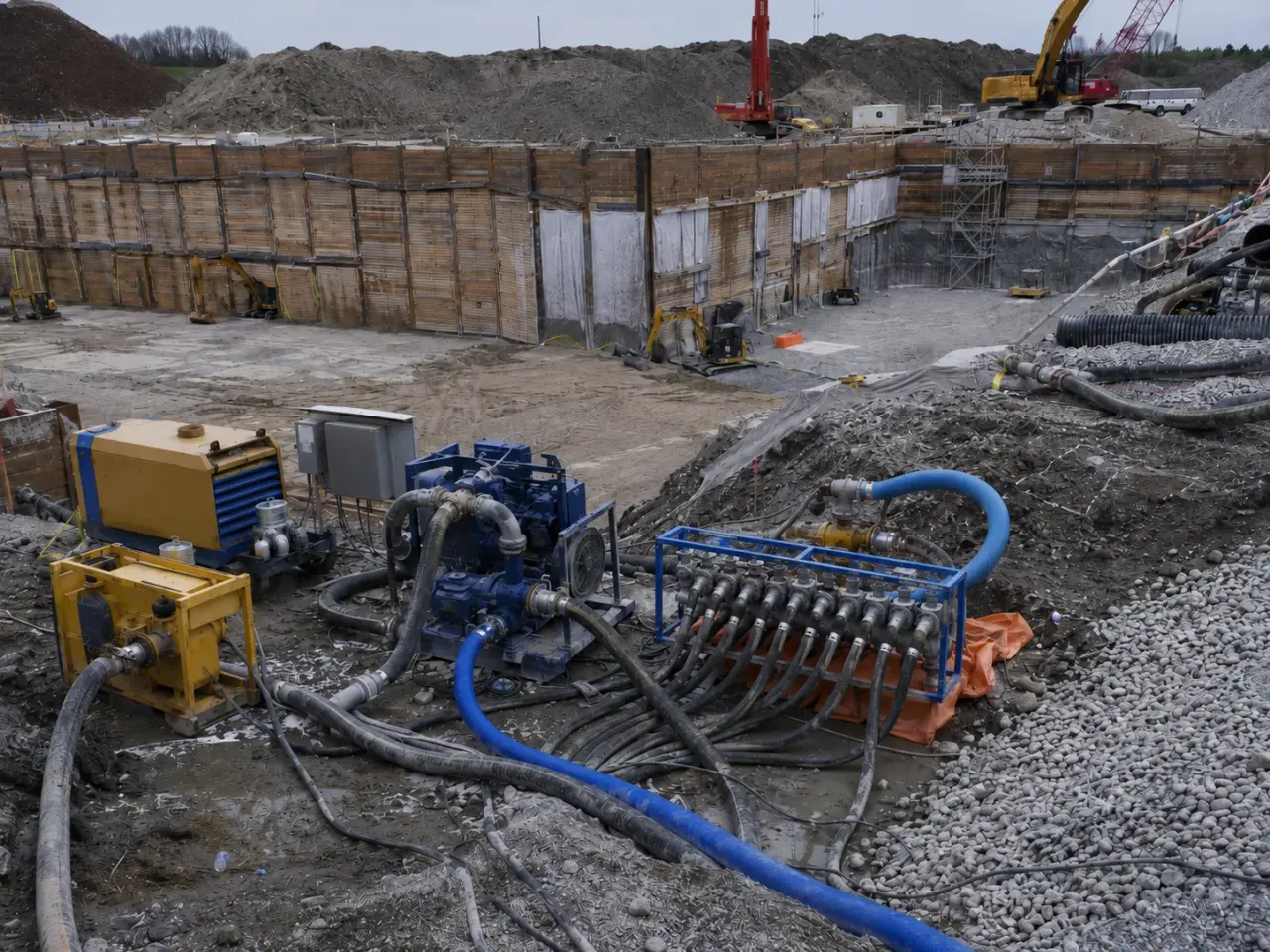 How we complete construction dewatering by Harrowgate Group