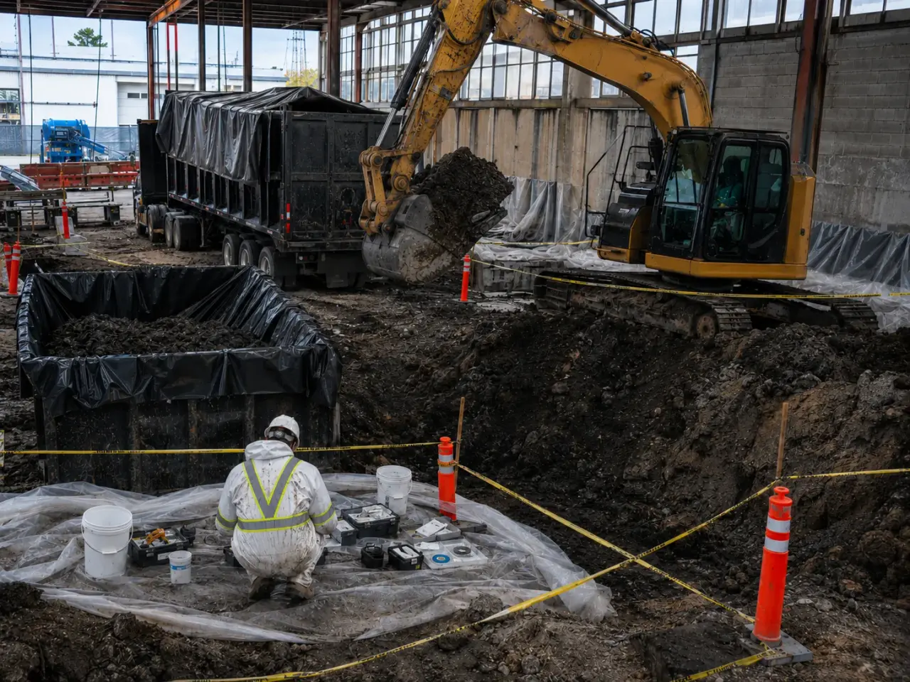 Which method fits contaminated soil excavation and removal? by Harrowgate Group