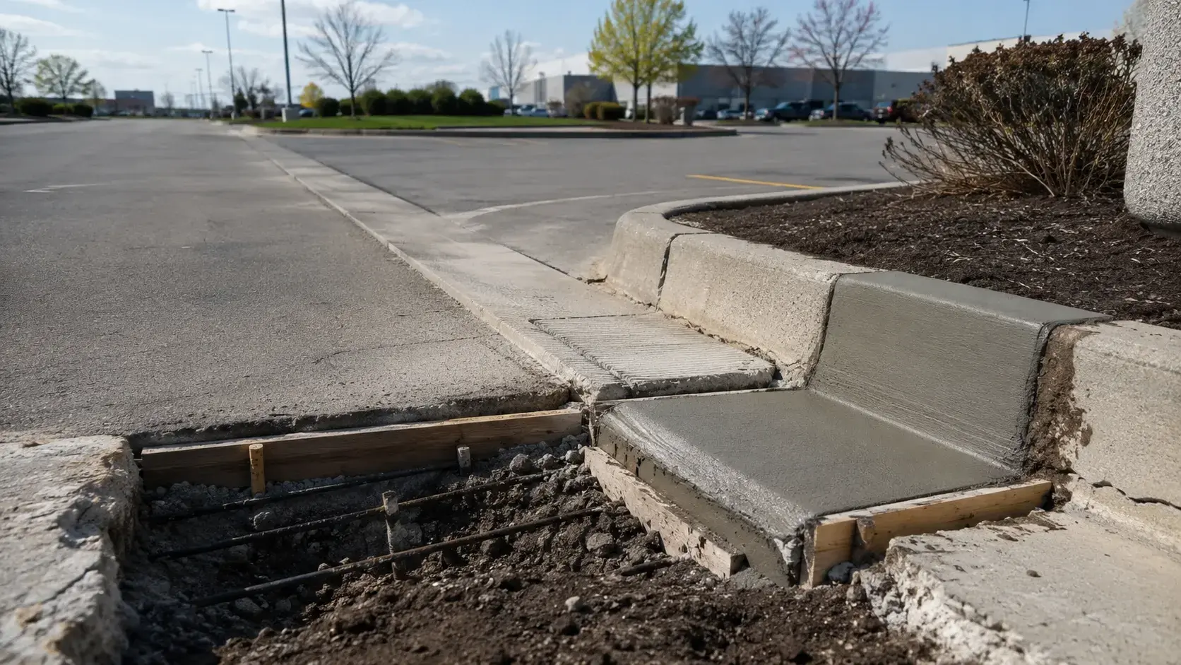Curb Repair in Markham, Ontario, completed by Harrowgate Group