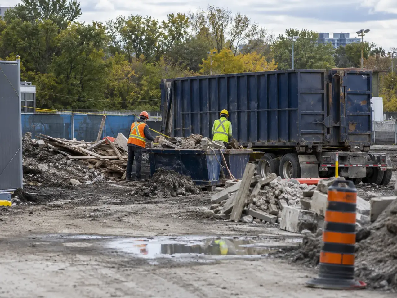 How we remove and route construction debris by Harrowgate Group