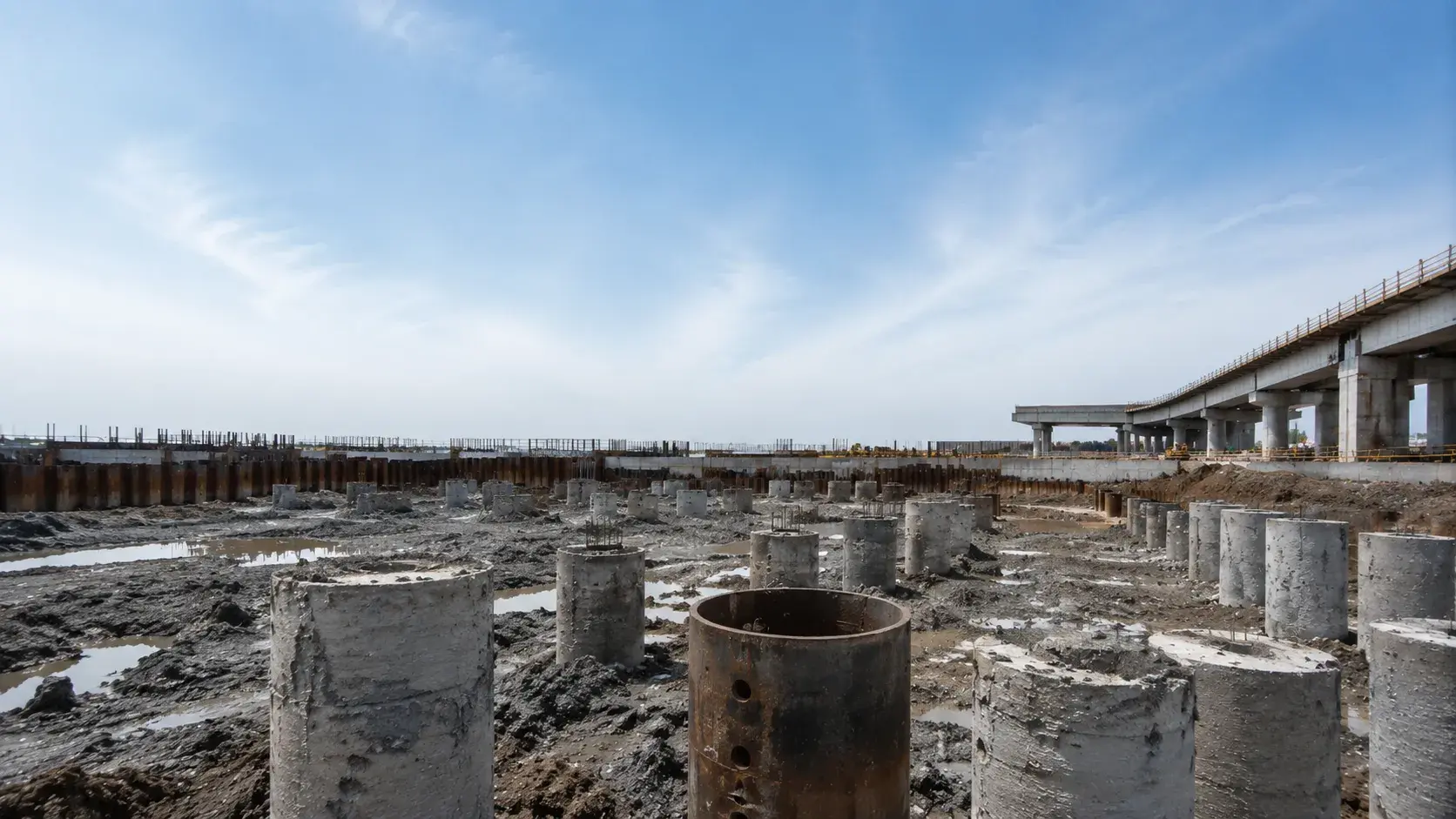 Deep Foundation Piling, completed by Harrowgate Group