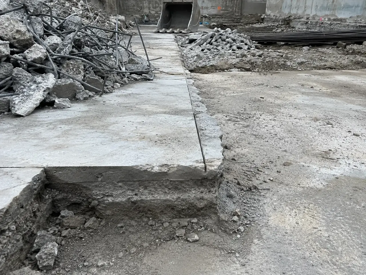 Demolition being built and completed on site by Harrowgate Group