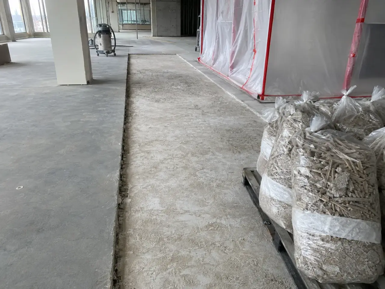 Designated Substance Abatement being built and completed on site by Harrowgate Group