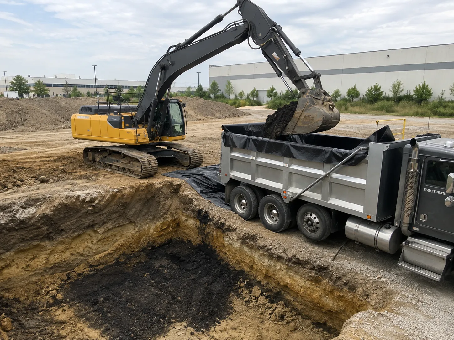 Dig and Dump Remediation across Caledon property by Harrowgate Group