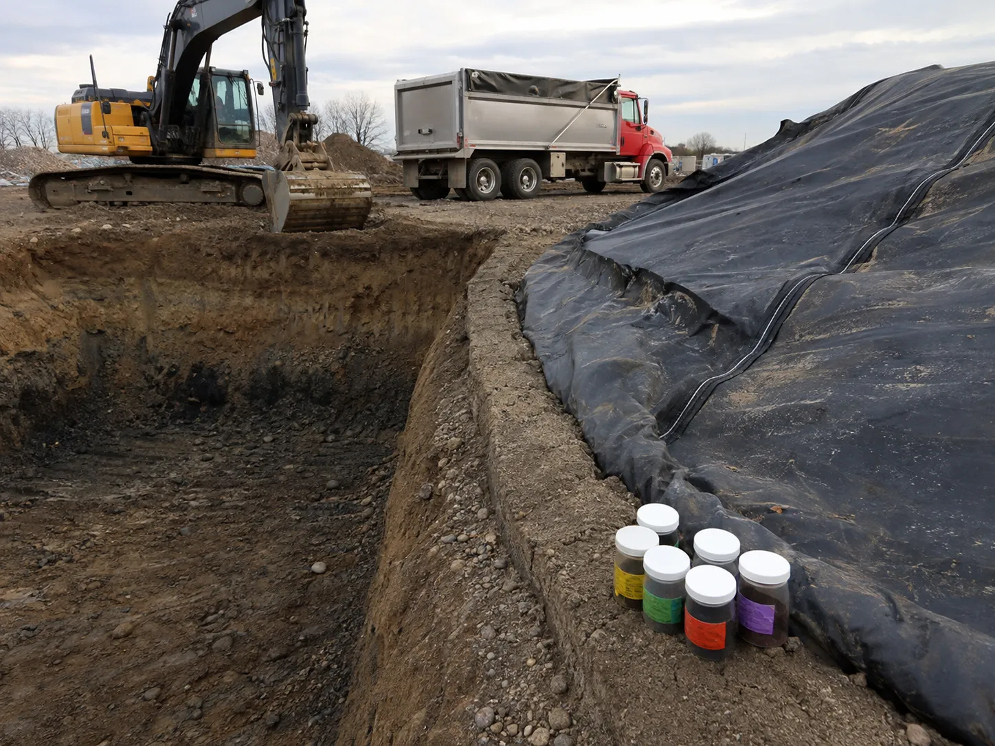 Dig and Dump Remediation in Caledon being built and completed on site by Harrowgate Group