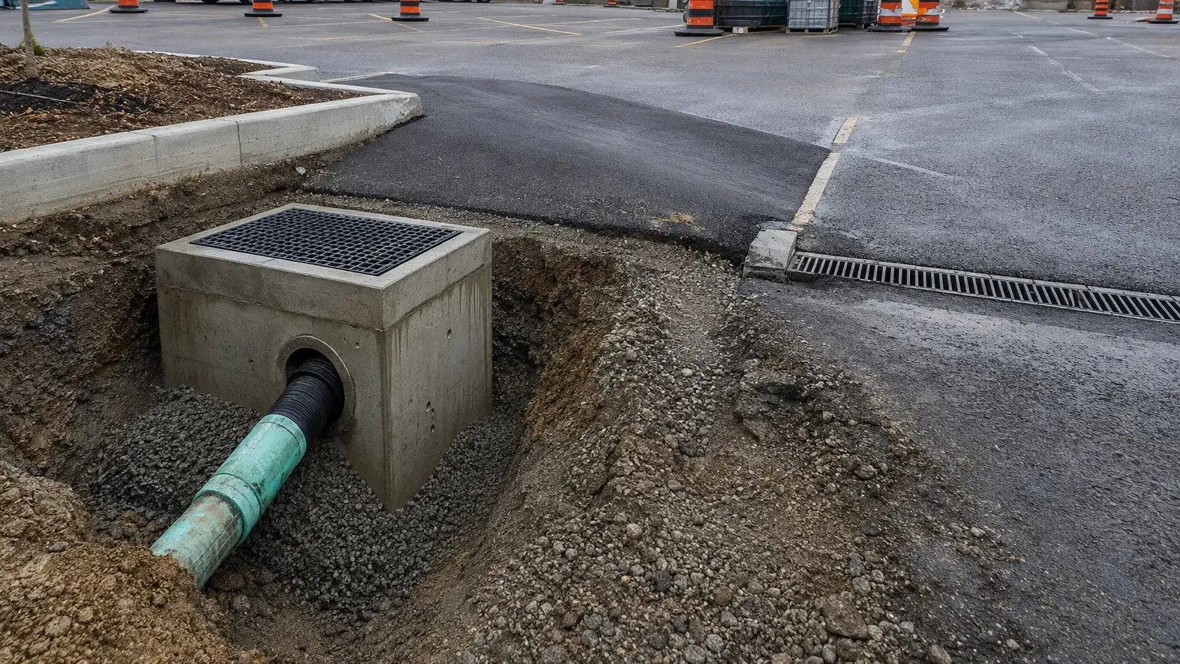 Drainage Contractor in Burlington, Ontario, completed by Harrowgate Group