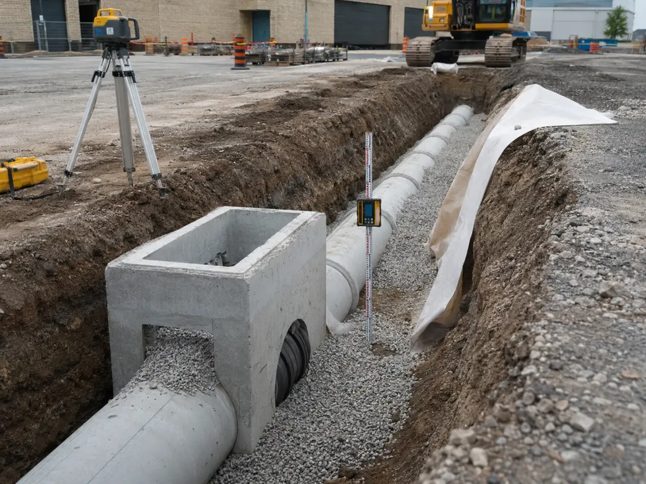 Where drainage contractor is needed in Burlington by Harrowgate Group