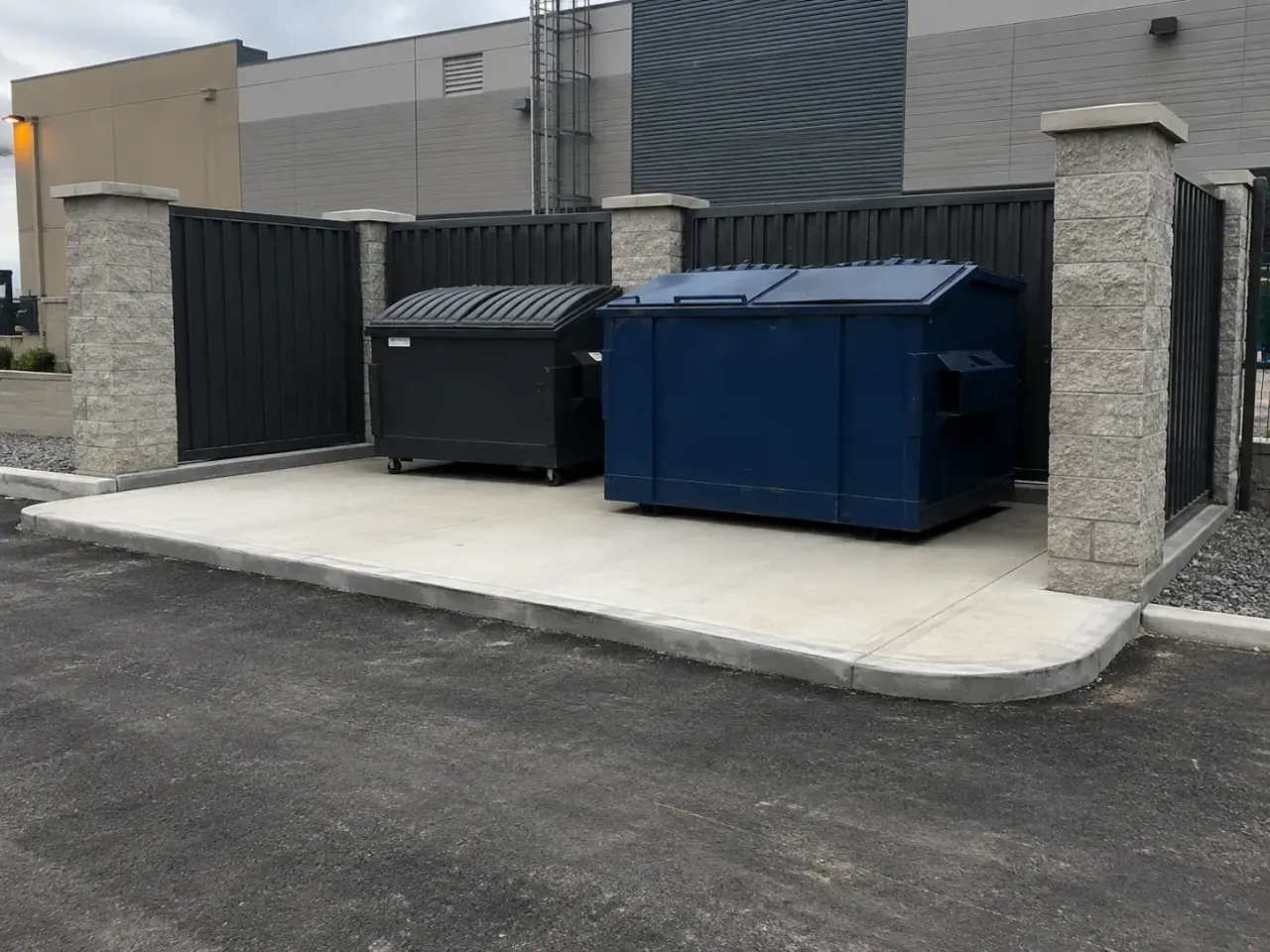 Dumpster and Enclosure Pads in Pickering