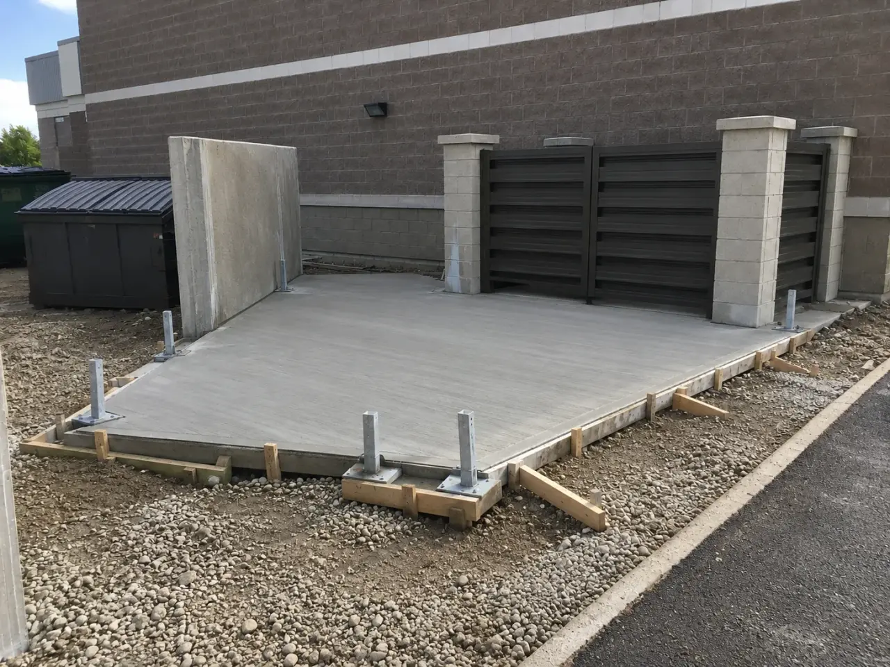 Which waste-pad layout fits the collection operation? by Harrowgate Group