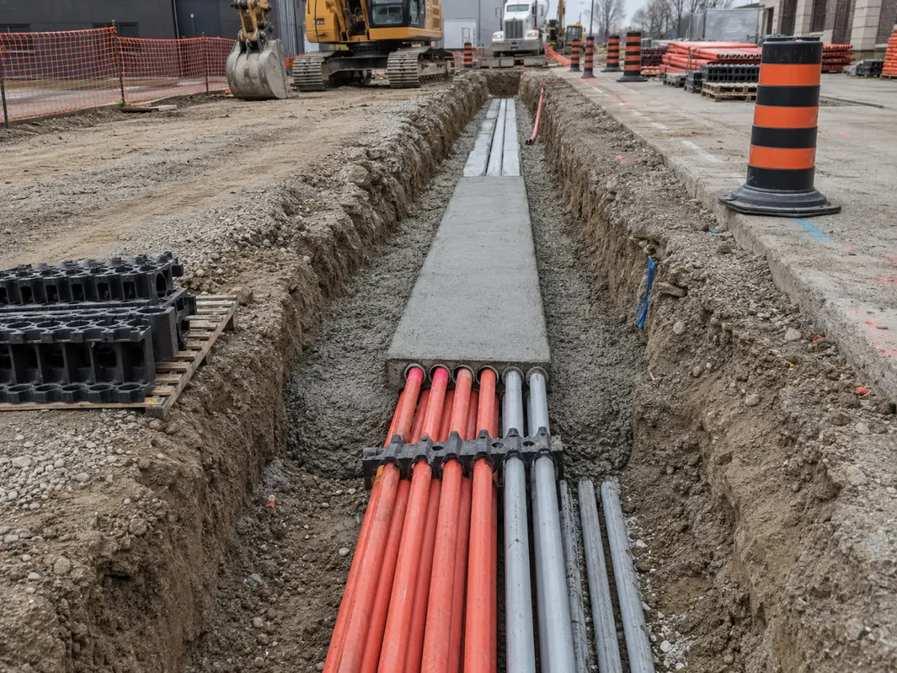 How We Deliver Electrical Duct Bank and Underground Conduit by Harrowgate Group