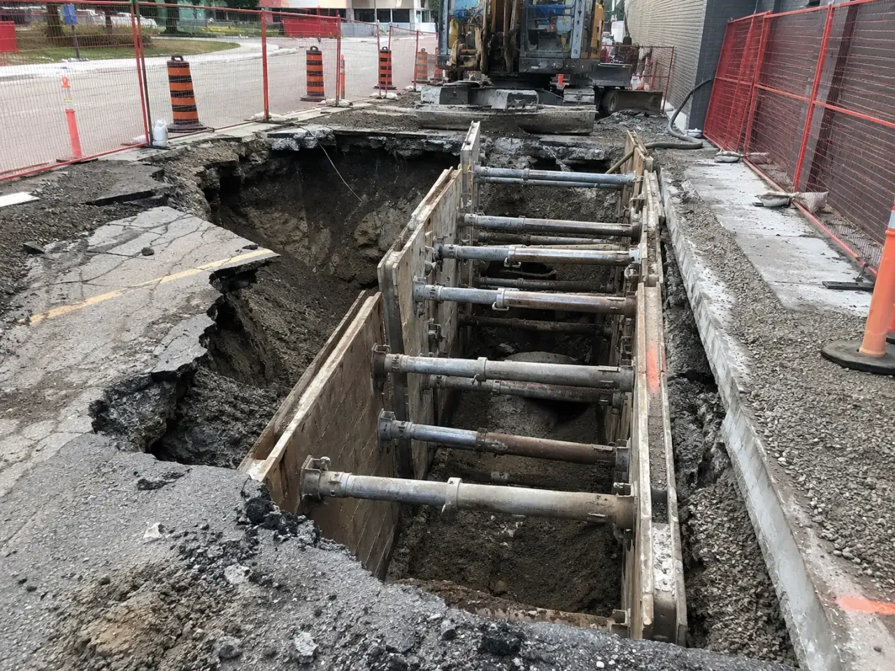 How we stabilize an emergency excavation by Harrowgate Group