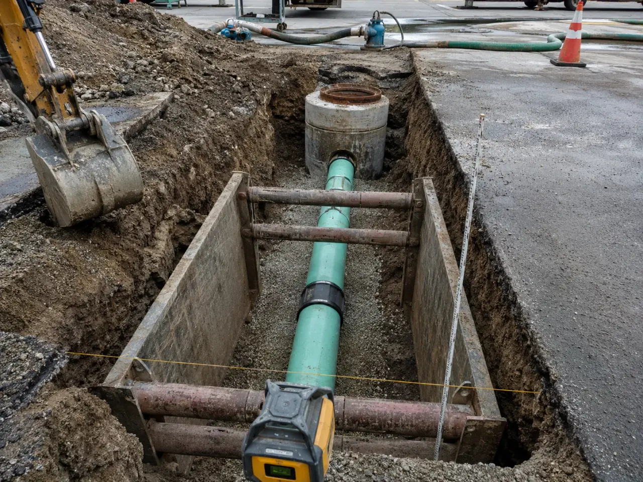 Which emergency sewer repair method fits the condition? by Harrowgate Group