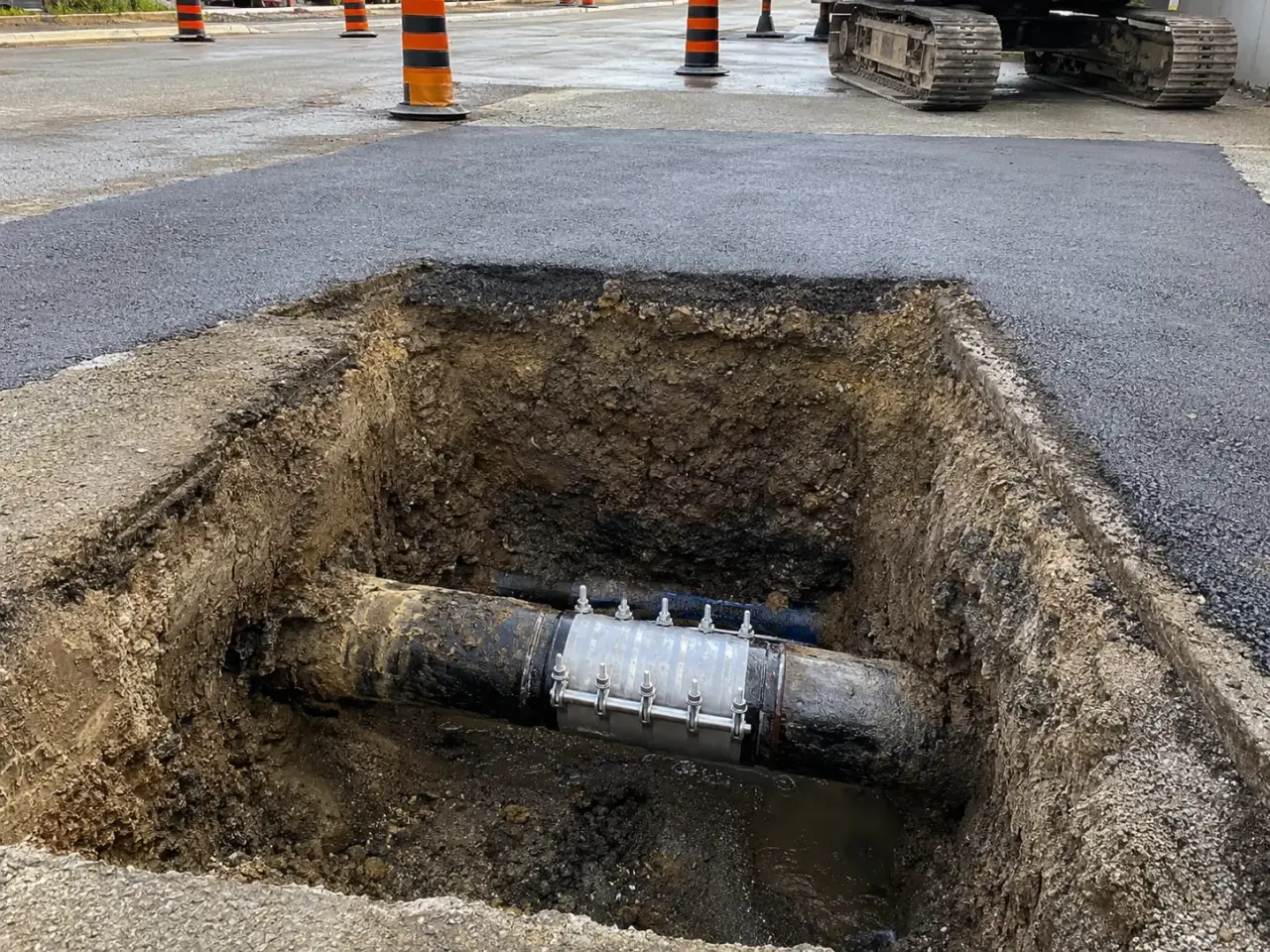 How we repair an emergency watermain break by Harrowgate Group