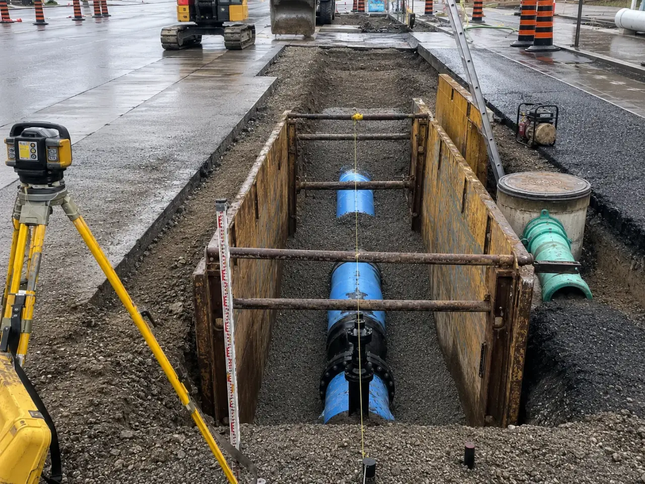 Which emergency watermain repair method fits the condition? by Harrowgate Group