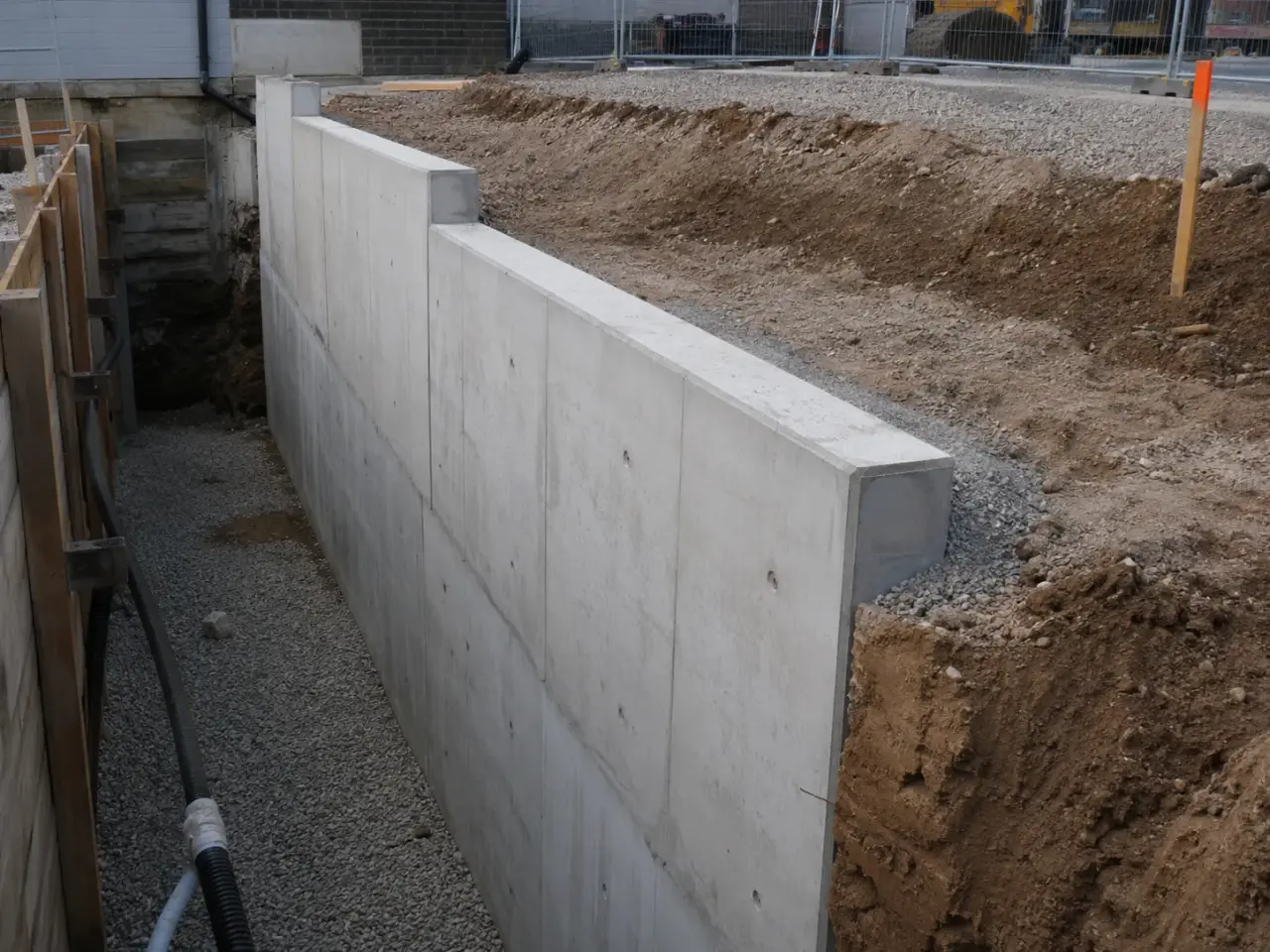 Engineered Retaining Walls in Bradford being built and completed on site by Harrowgate Group