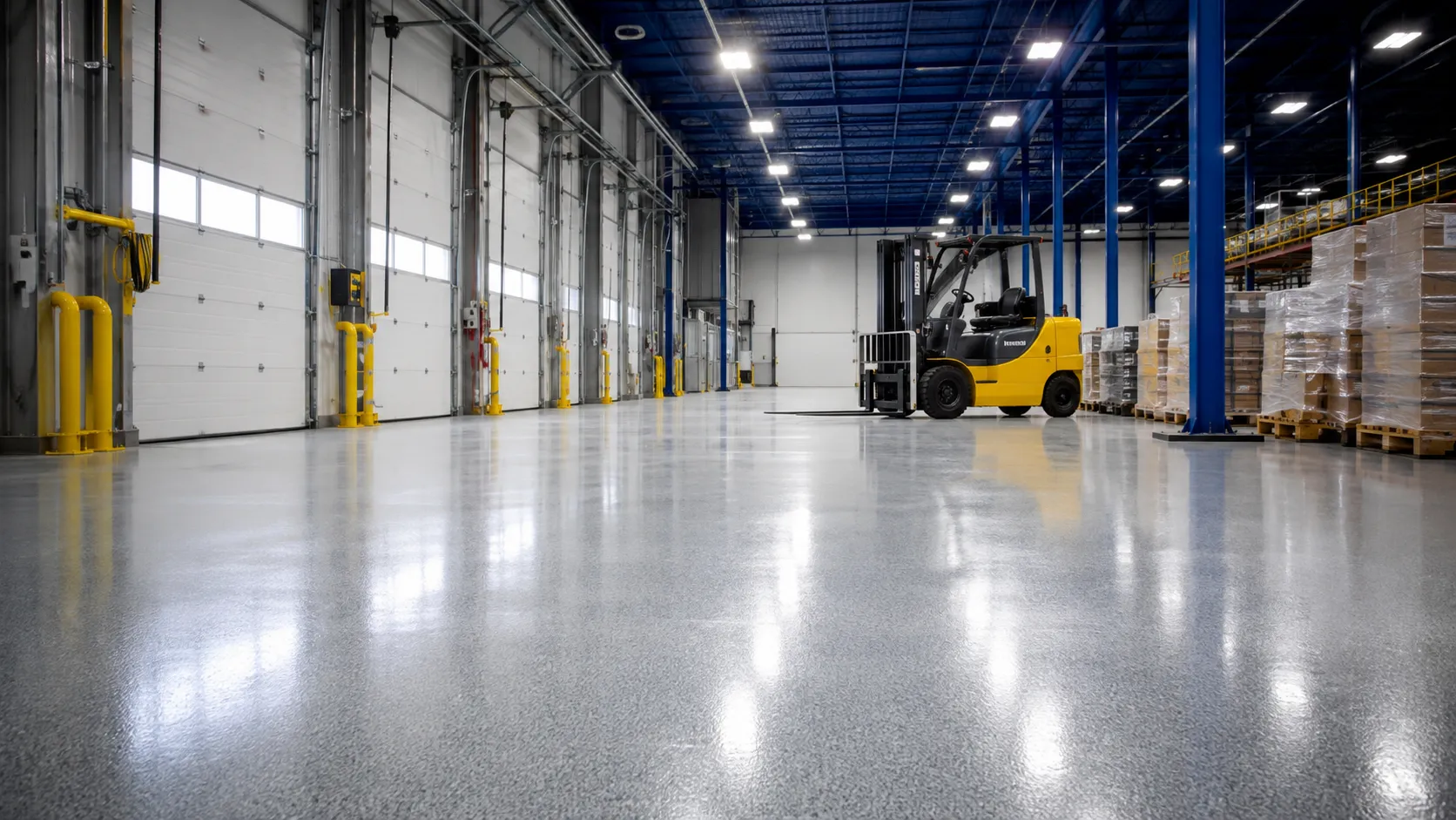 Epoxy Flooring Contractor in Ajax, Ontario, completed by Harrowgate Group