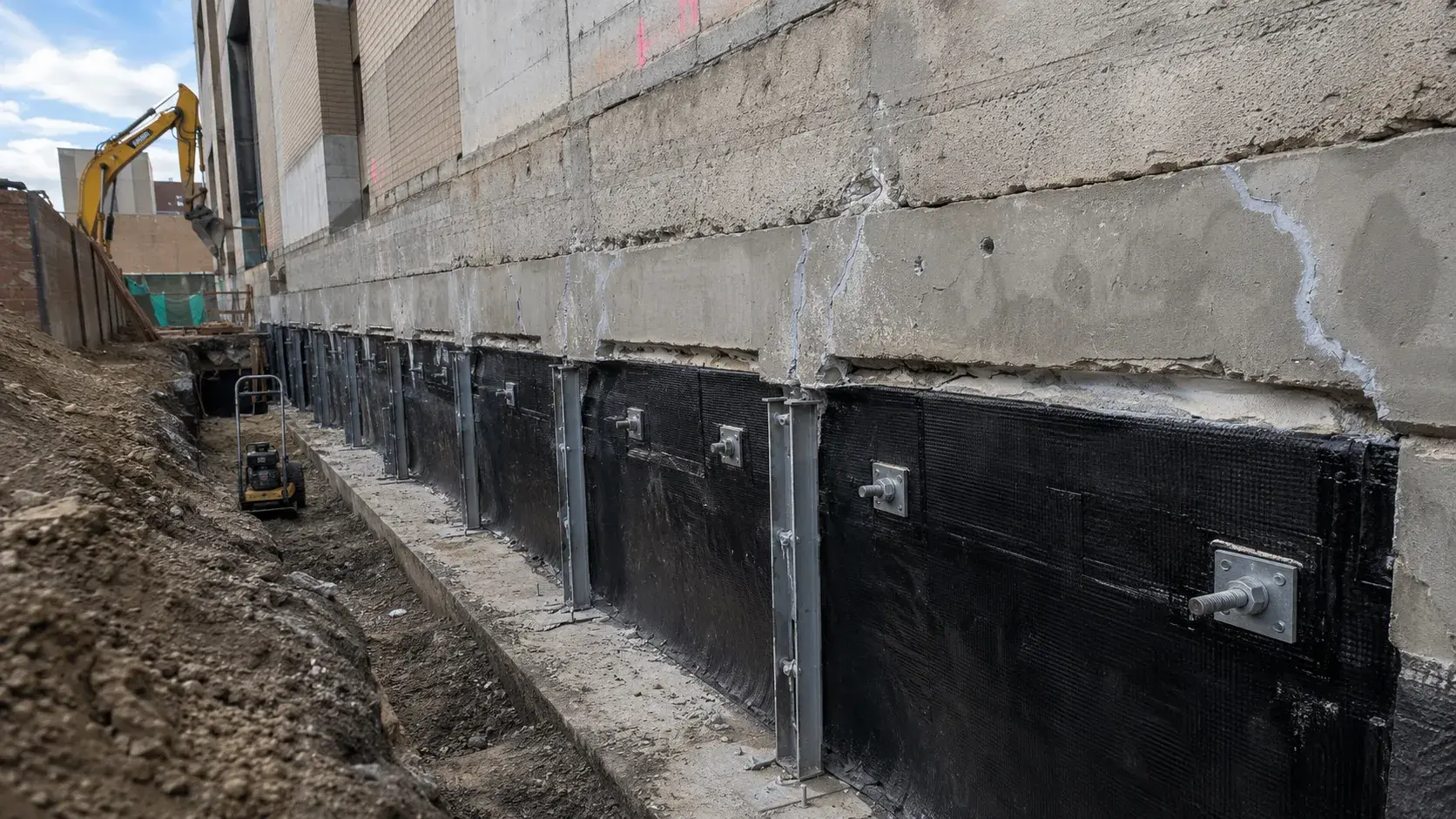 Foundation Repair in Aurora, Ontario, completed by Harrowgate Group