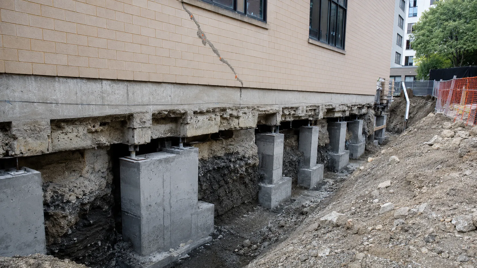 Foundation Underpinning, completed by Harrowgate Group