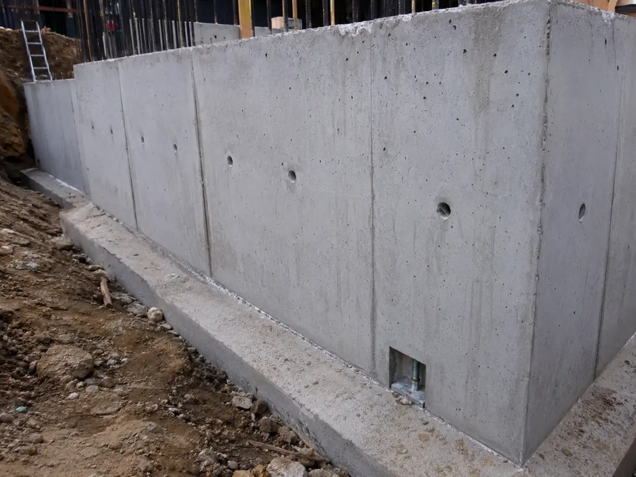 Foundation Walls in Whitby being built and completed on site by Harrowgate Group