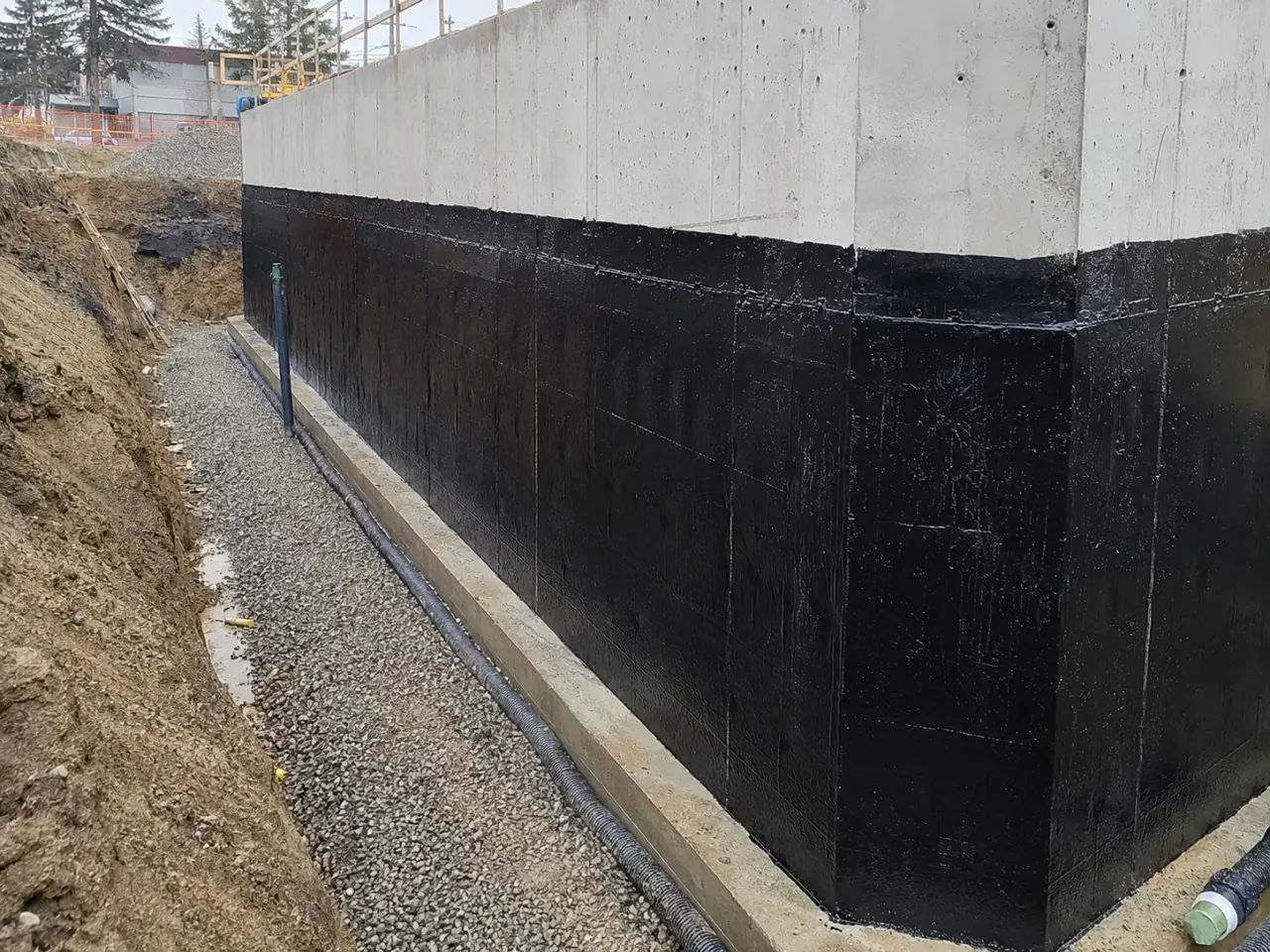 How we waterproof existing commercial foundations by Harrowgate Group